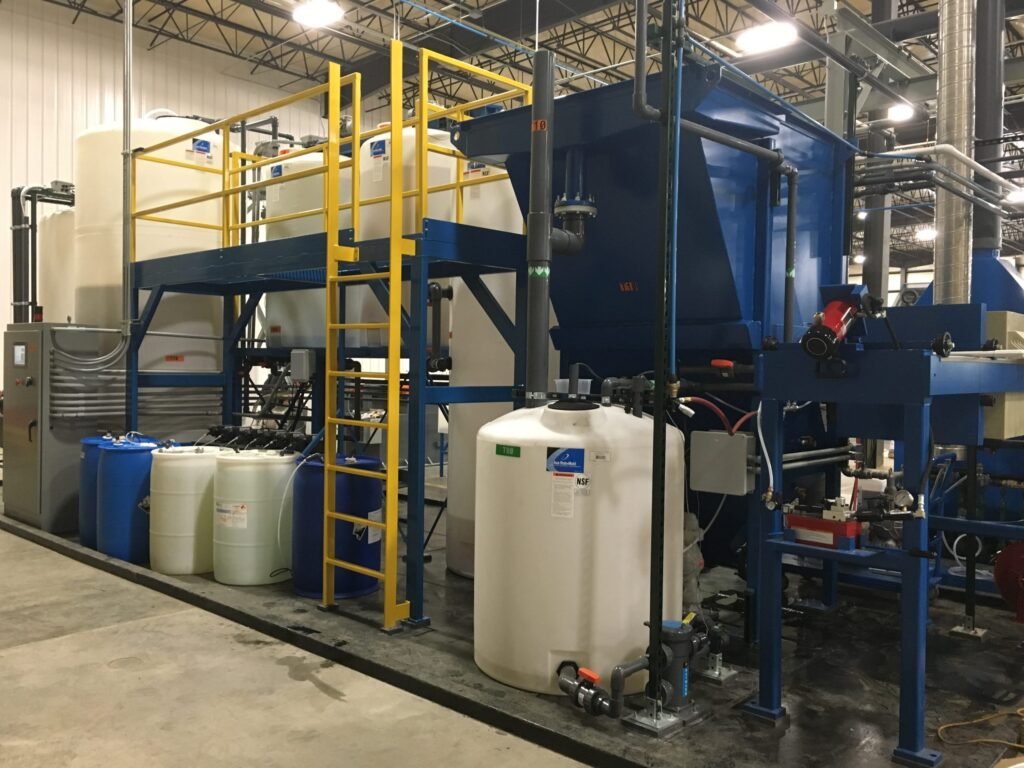 Industrial effluent treatment setup for safe wastewater discharge